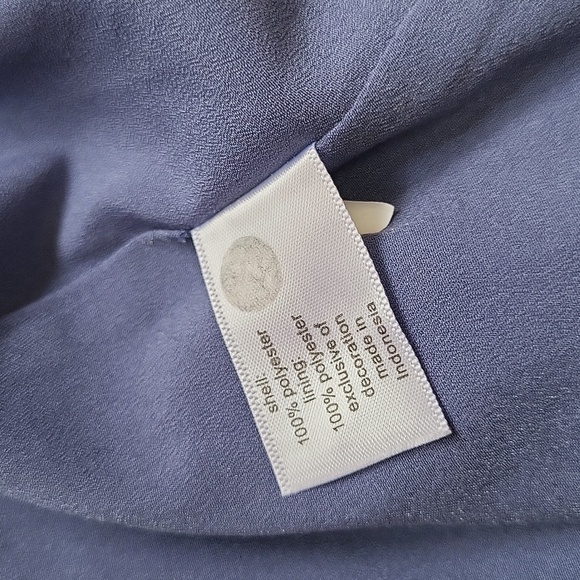 Lane Bryant Womens Cold Shoulder Top  Blue Floral - Picture 6 of 6